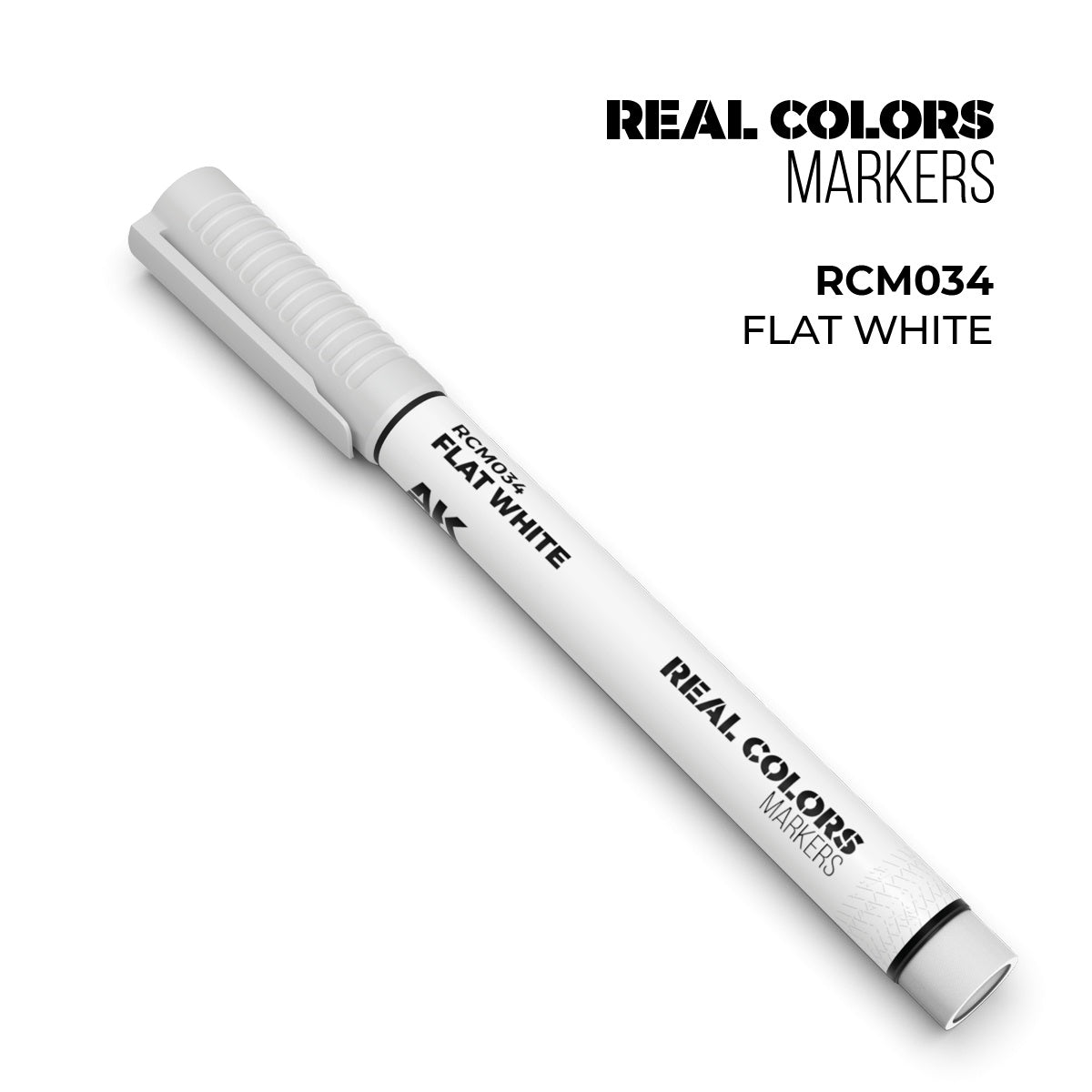 AK Interactive AK Interactive Real Colors Markers Flat White