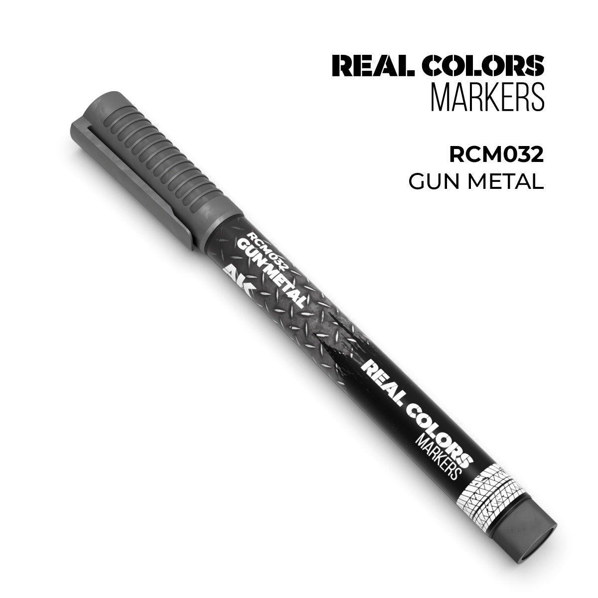 AK Interactive AK Interactive Real Colors Markers Gun Metal