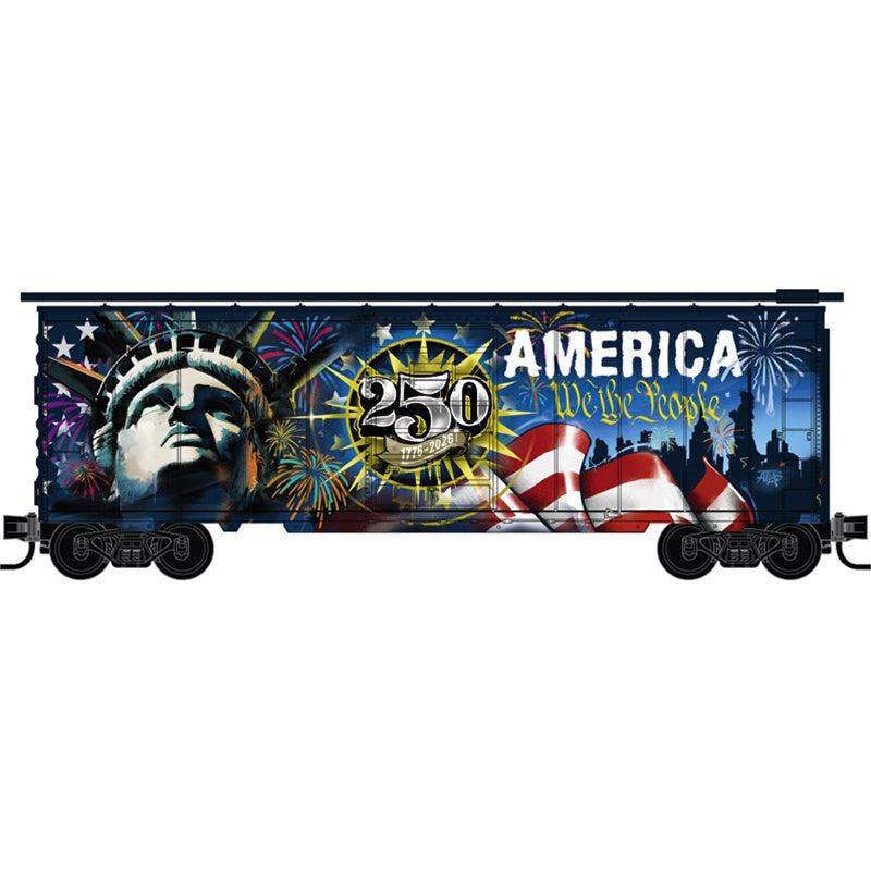 Micro-Trains by Atlas 020 144 197 N-Scale 40' Standard Boxcar - Liberty 250th
