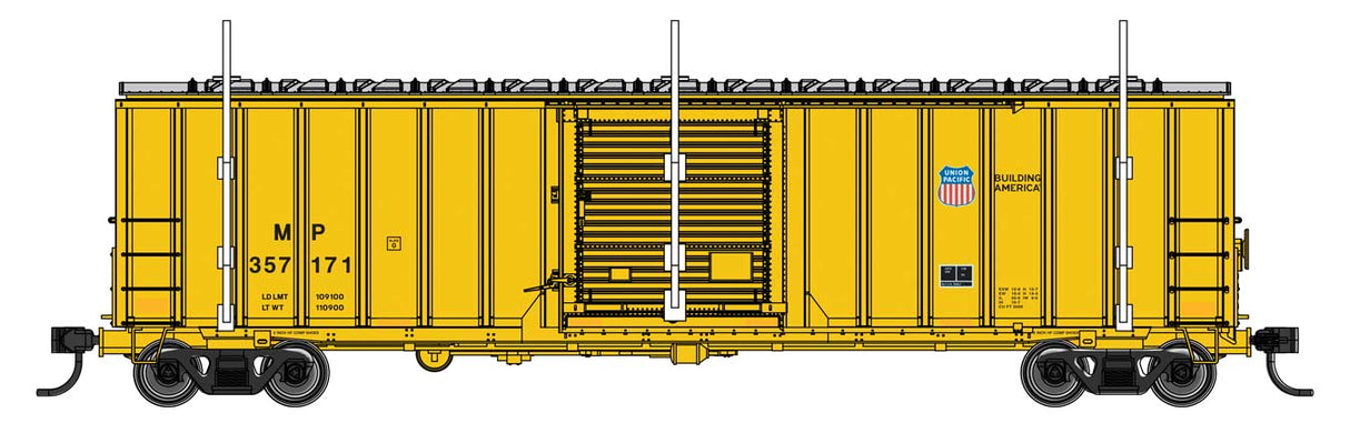 WalthersMainline HO Rocket Train Clearance Car Ready to Run -- Missouri Pacific (MP) #357171