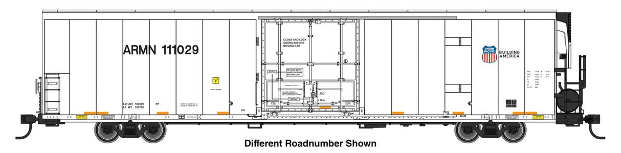WalthersMainline HO 72' Modern Refrigerator Boxcar - Ready to Run -- Union Pacific (UP) ARMN #111076