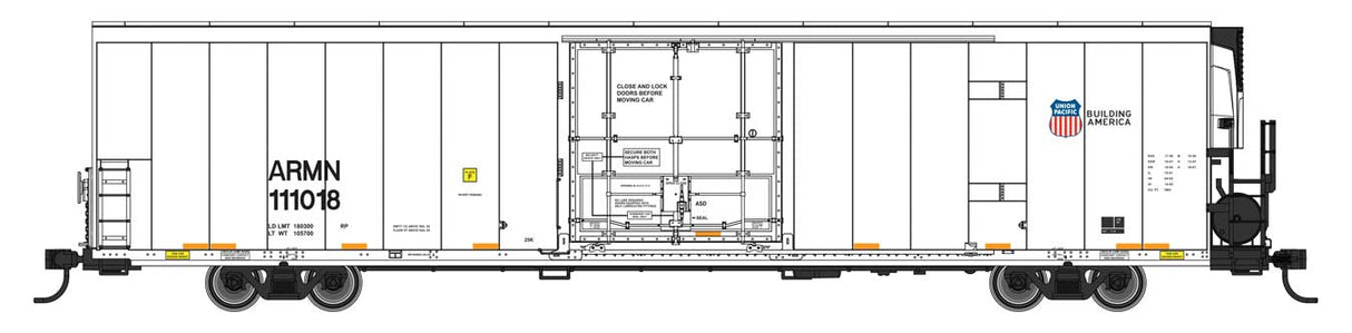 WalthersMainline HO 72' Modern Refrigerator Boxcar - Ready to Run -- Union Pacific (UP) ARMN #111018