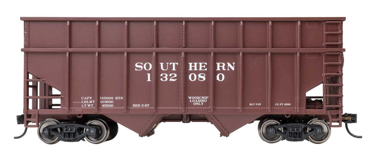 WalthersMainline HO 36' Wood Chip Hopper - Ready to Run -- Southern Railway #132080