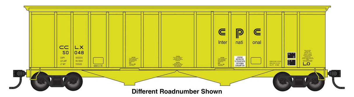 WalthersMainline HO 50' 2-Bay Airslide(R) Covered Hopper - Ready to Run -- CPC International CCLX #50067