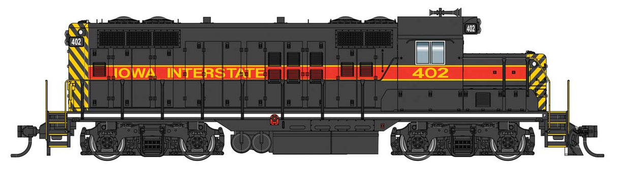 WalthersMainline HO EMD GP9 Phase II with Chopped Nose - Standard DC -- Iowa Interstate #402