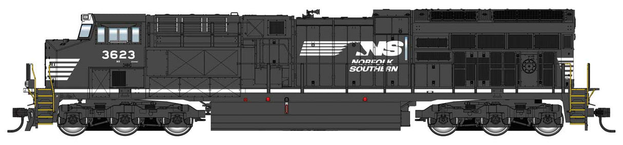 WalthersMainline HO GE ET44AC Evolution Series GEVO Tier 4 - Standard DC -- Norfolk Southern (NS) #3623