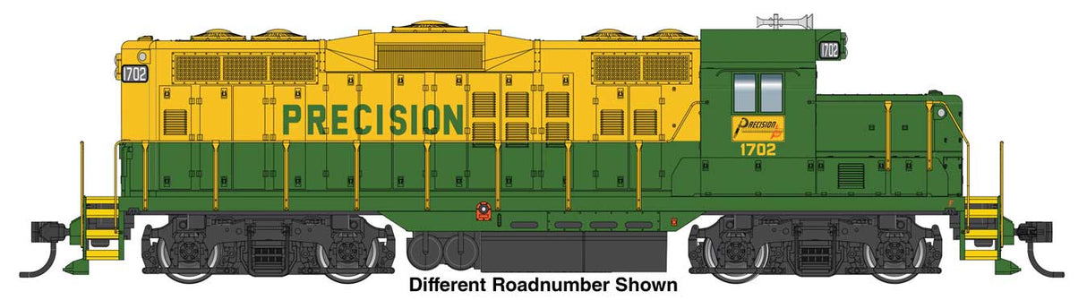 WalthersMainline HO EMD GP9 Phase II with Chopped Nose - ESU(R) Sound and DCC -- Precision National #3445