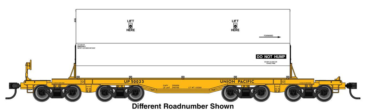 WalthersMainline HO Rocket Train Booster Car - Ready to Run -- Union Pacific (UP) #50029