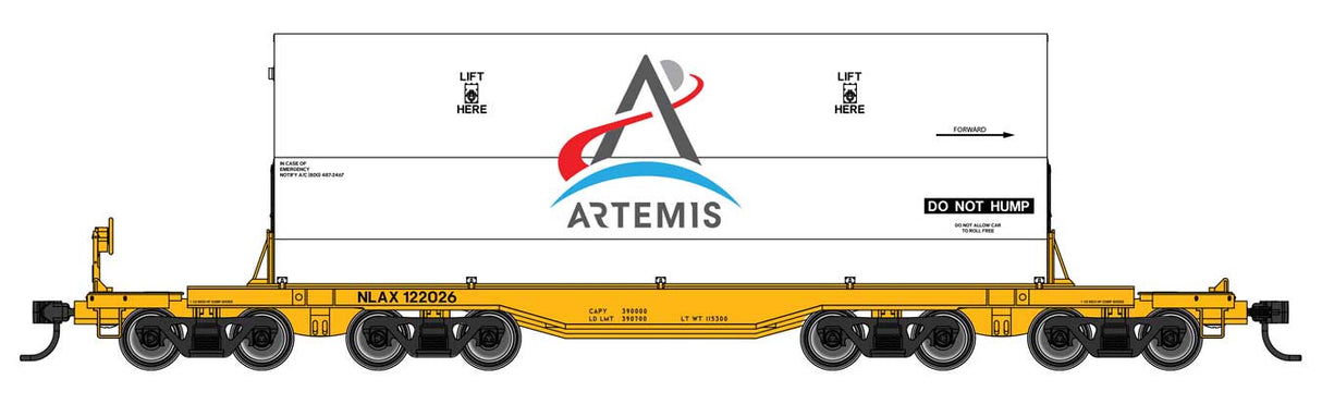 WalthersMainline HO Rocket Train Booster Car - Ready to Run -- Artemis (NLAX)#122026
