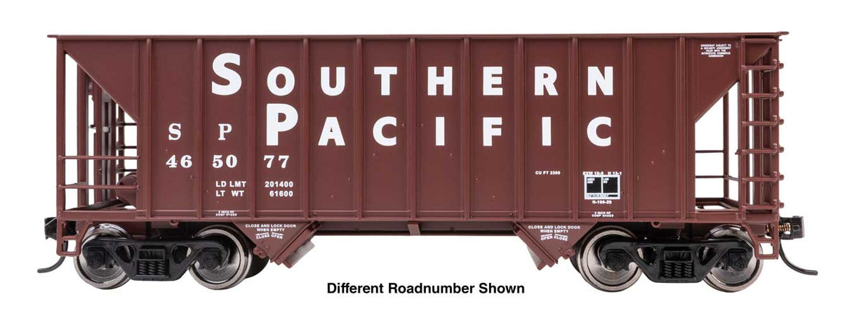 WalthersProto HO 34' 100-Ton 2-Bay Hopper - Ready to Run -- Southern Pacific (SP) #465597