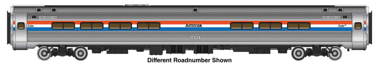 WalthersProto HO 85' Amfleet I Club Dinette - Ready to Run -- Amtrak (AMT) Phase III #48190