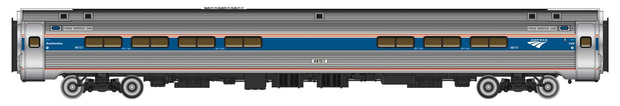 WalthersProto HO 85' Amfleet I Club Dinette - Ready to Run -- Amtrak (AMT) Phase VI #48157