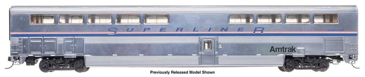 WalthersProto 85' Bombardier Superliner II Diner - Lighted - Ready to Run -- Amtrak(R) (Phase IV) #38039