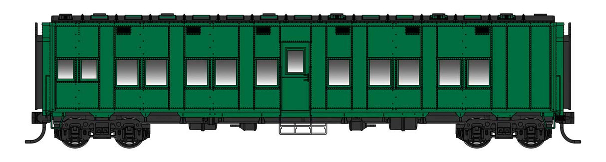 WalthersProto Pullman-Standard Troop Sleeper Car - Lighted - Ready to Run -- Painted Unlettered