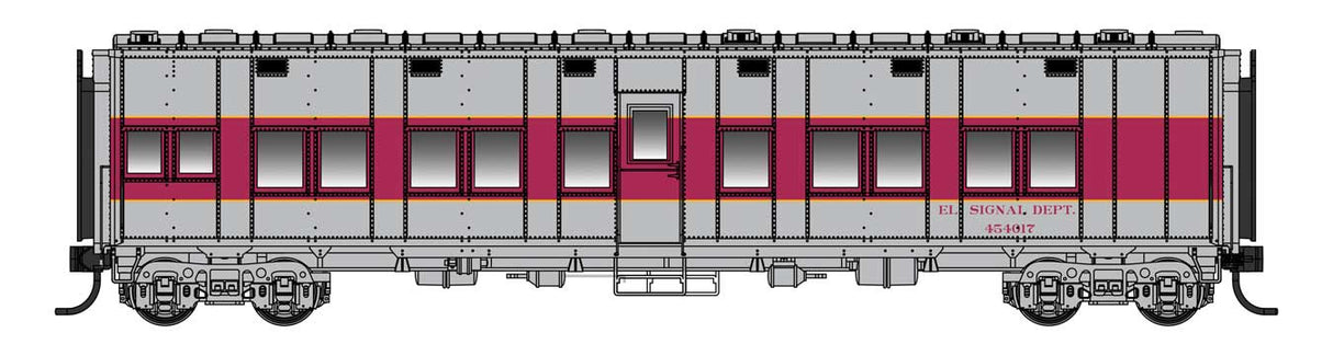 WalthersProto Pullman-Standard Troop Sleeper Car - Lighted - Ready to Run -- Erie Lackawanna (EL) #454017