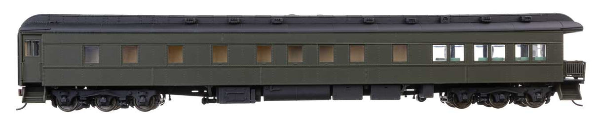 WalthersProto HO 82' Pullman Heavyweight 3-2 Observation-Lounge - Ready to Run -- Painted Unlettered