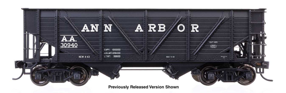 WalthersProto HO 34' Steel-Sheathed War Emergency Hopper - Ready to Run -- Ann Arbor (AA) #30956