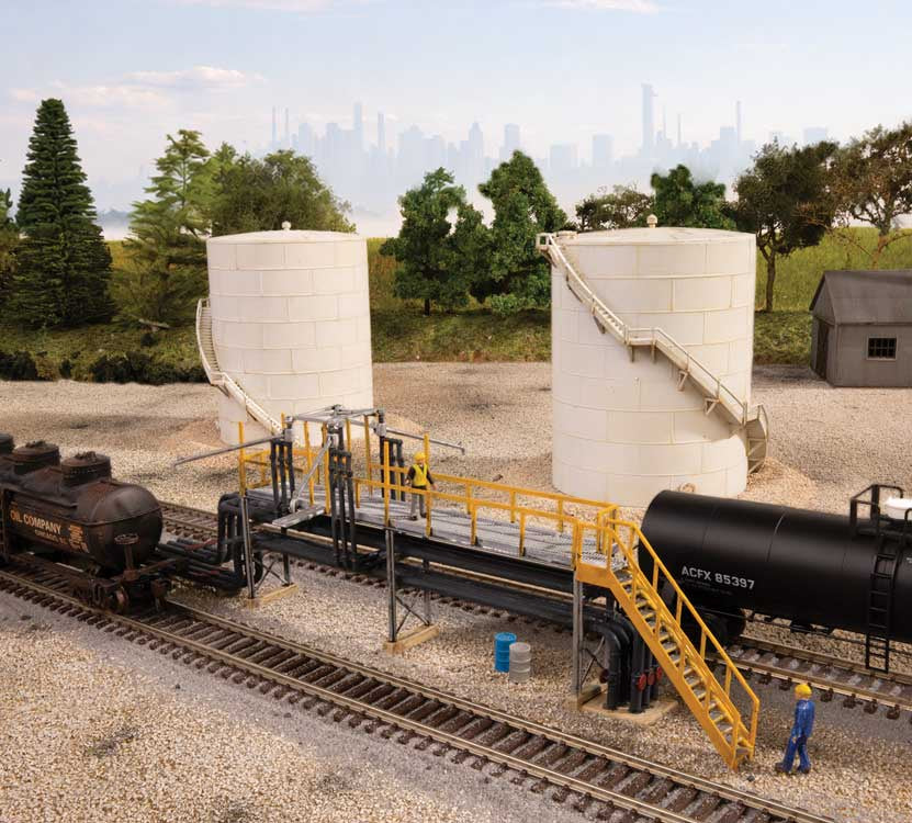 Walthers Cornerstone N-Scale Oil Loading Platform -- Kit