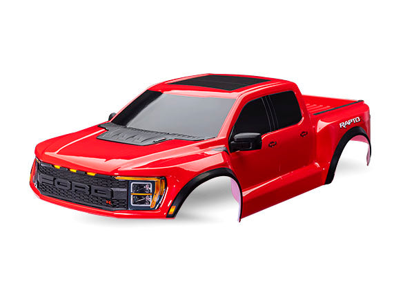 Traxxas 10112-RED Body, Ford Raptor R, complete - RED