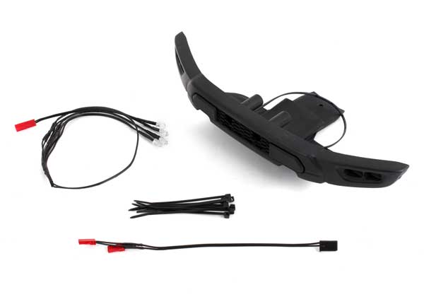 Traxxas 10190 LED light set, Ford Raptor R (contains front bumper with LED light bar and headlights harness) (fits #10111 series bodies)