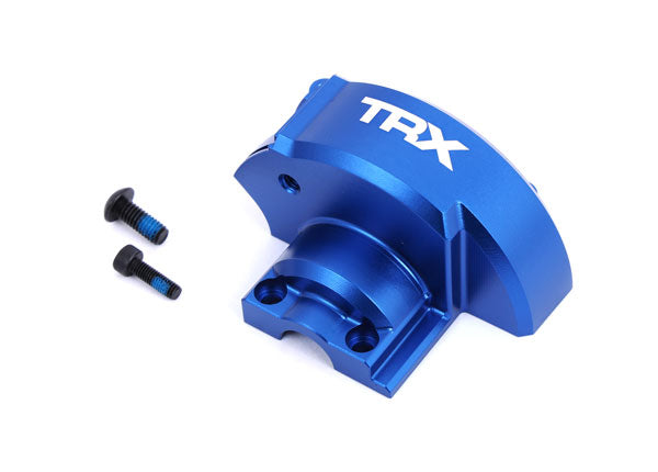 Traxxas 10287-BLUE Cover, gear (Blue-anodized 6061-T6 aluminum)