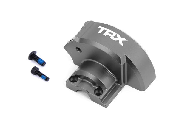 Traxxas 10287-GRAY Cover, gear (gray-anodized 6061-T6 aluminum)