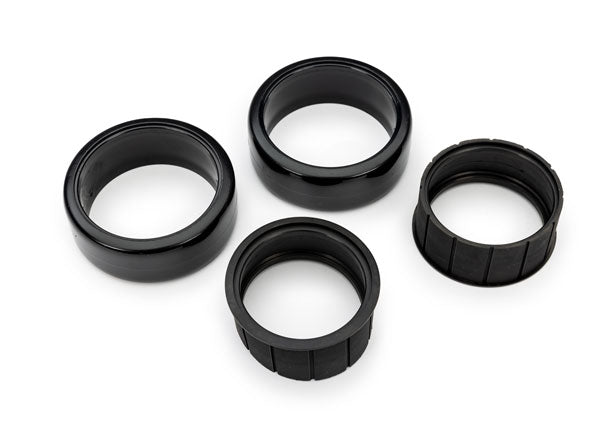 Traxxas 10570 Tires, 1.9" Drift (1 dot, hard, rough surfaces)) (Front) (2)/ rubber Inserts (2)
