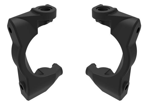 Traxxas 10732-Black Mini Maxx Caster blocks (c-hubs), left & right (black)