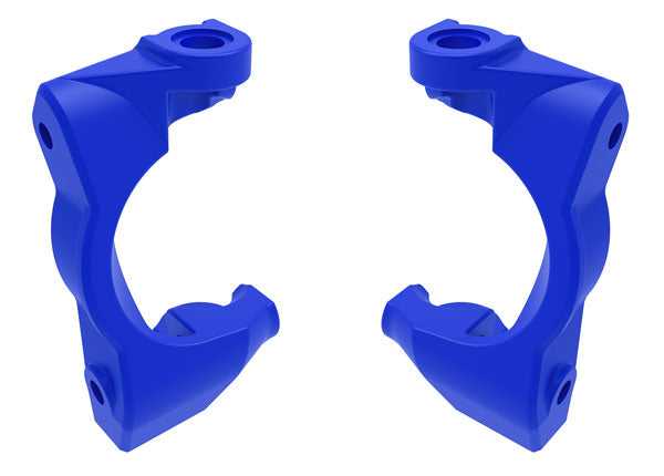 Traxxas 10732-BLUE Mini Maxx Caster blocks (c-hubs), left & right (blue)