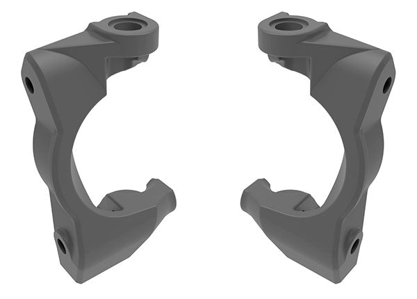 Traxxas 10732-GRAY Mini Maxx Caster blocks (c-hubs), left & right (gray)