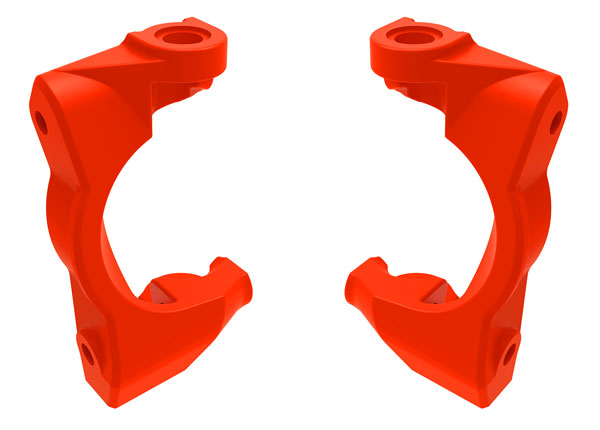Traxxas 10732-RED Mini Maxx Caster blocks (c-hubs), left & right (red)