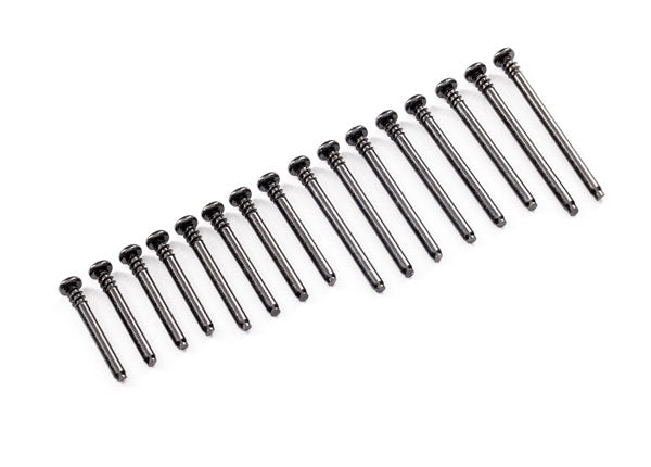 Traxxas 10740 Mini Maxx Suspension screw pin set, Front or Rear, 3x40mm (4), 3x32mm (4), 3x28mm (4), 3x46mm (2)