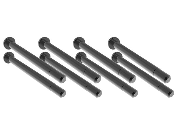 Traxxas 10740X Mini Maxx Suspension pins, outer (hardened steel), 3x34mm (4), 3x37mm (4)