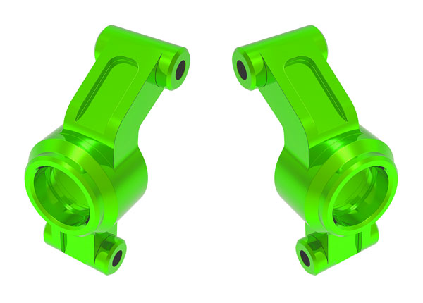 Traxxas 10751-GRN Mini Maxx Carriers, stub axle, 6061-T6 aluminum (green-anodized) (left & right)