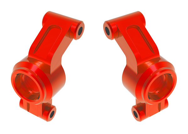 Traxxas 10751-RED Mini Maxx Carriers, stub axle, 6061-T6 aluminum (red-anodized) (left & right)