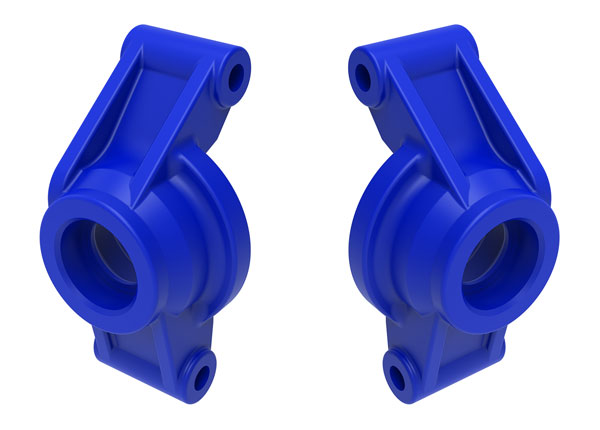 Traxxas 10752-BLUE Mini Maxx Carriers, stub Axle (blue) (Rear) (left & right)