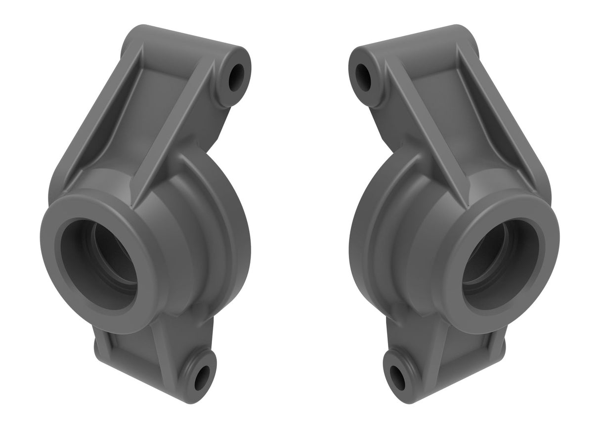 Traxxas 10752-GRAY Mini Maxx Carriers, stub Axle (gray) (Rear) (left & right)