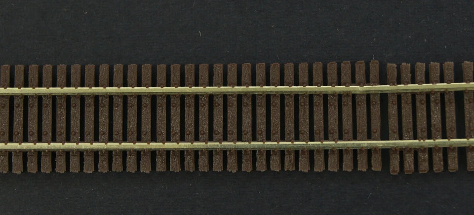 Micro Engineering 11-112 N Bridge Flex-Track(TM) w/Wide Ties & Guard Rail -- Code 55 Main Rail Nonweathered - 3' 91.4cm Section