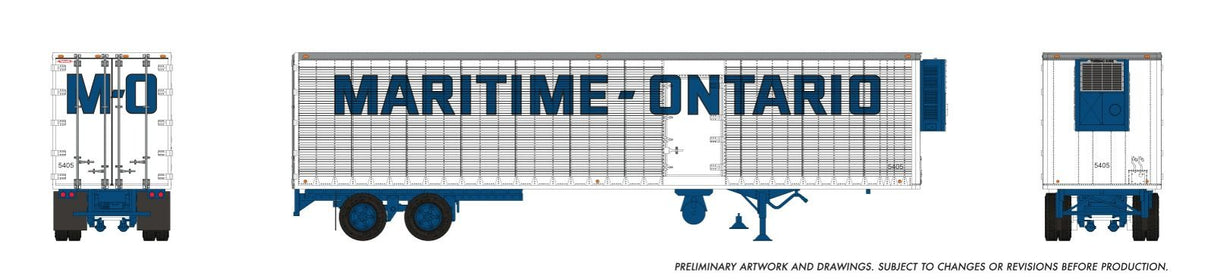 Rapido Trains HO 45' Trailmobile Dry Van Trailer: Maritime Ontario: #5405