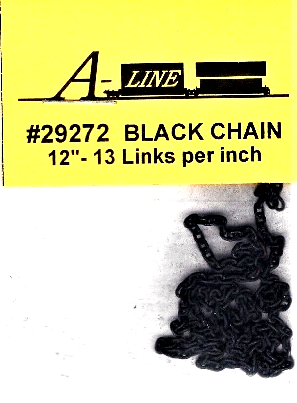 A-Line Preblackened Brass Chain - 12" -- 13 Links Per Inch - 116-29272