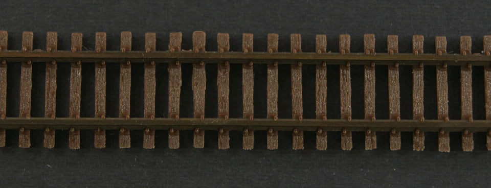 Micro Engineering 12-122 N Weathered Flex-Trak(TM) - 3' Long Sections pkg(6) -- Code 70
