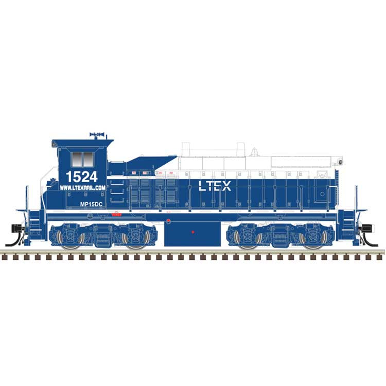 Atlas Master HO MP15DC - Standard DC - Master(R) Silver – Larry's Truck & Electric LTEX #1524 (blue, white)
