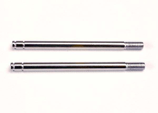 Traxxas 1664 Shock shafts ,  steel ,  chrome finish (long) (2) - TRA1664