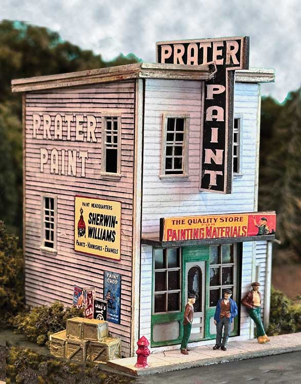 Bar Mills HO Prater Paint -- Laser-Cut Wood Kit