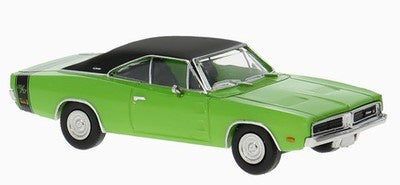 Brekina HO 1961 Dodge Charger - Assembled – Green, Black