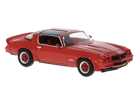 Brekina HO 1980 Chevrolet Camaro - Assembled -- Red