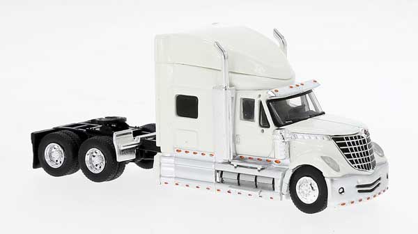 Brekina HO 2010 International Lonestar Sleeper-Cab Semi Tractor - Assembled -- White