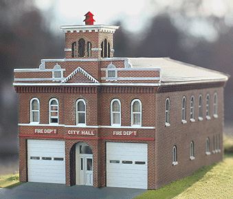 Branchline Trains Hermann Firehouse - Laser-Art -- Kit - 181-200