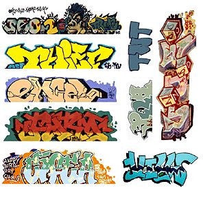 Blair Line Graffiti Decals Mega Set -- Set #6 pkg(9) - 184-2249