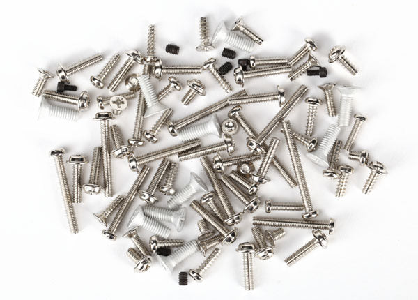 Traxxas 1949 Screw set, machine (Blue Eagle series)(Includes 4mm countersunk aluminum Screws) - TRA1949